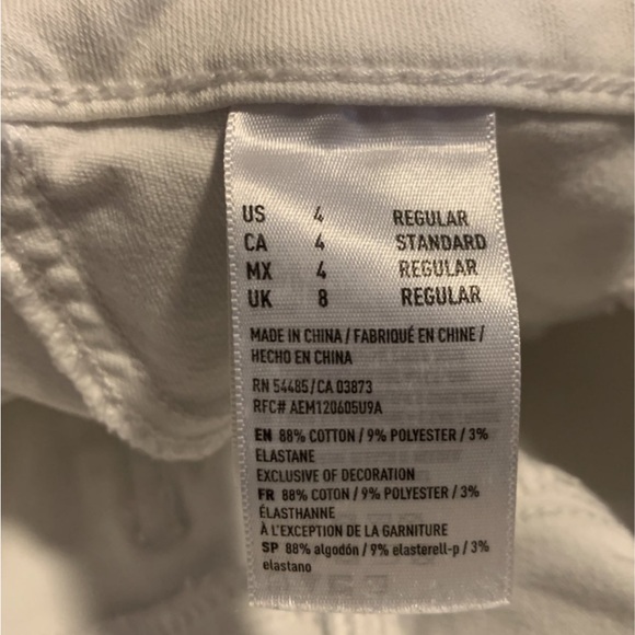 American Eagle Hi-Rise Jegging Crop Jeans Sz 4 - Picture 7 of 9